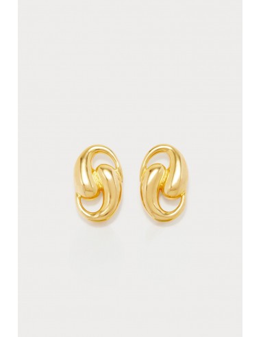 SONIA LARGE KNOT CLIPS GOLD soldes