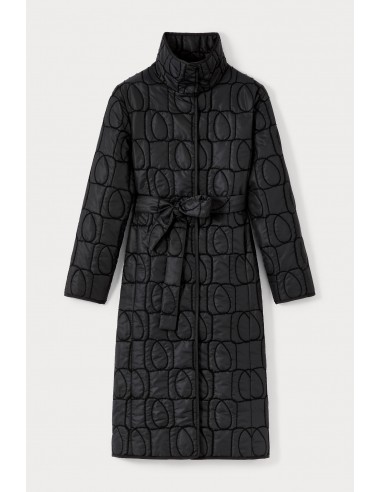 BLACK MONOGRAM Quilted Puffer Coat 2 - 3 jours ouvrés.