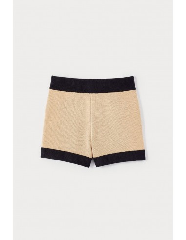 BICOLOR BEIGE & BLACK SHORT la livraison gratuite