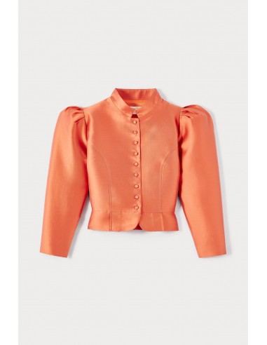 APRICOT Satin Puff Sleeve Jacket Venez découvrir notre 