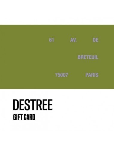 Carte-cadeau DESTREE les muscles