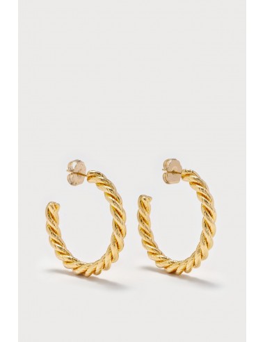 SONIA LARGE BRAIDED HOOPS chez Cornerstreet bien 