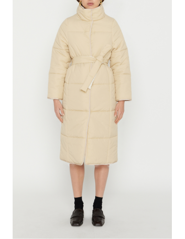 MANTEAU MATELASSÉ TRACEY BEIGE paiement sécurisé