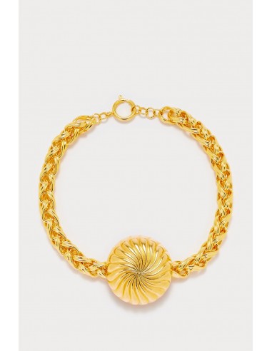 COLLIER ELIZABETH SINGLE CHAIN SUN GOLD Fin de série