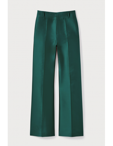 Pantalon évasé en satin FOREST français