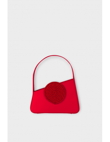 BRIGHT Mini sac passementerie asymétrique en cuir 2024