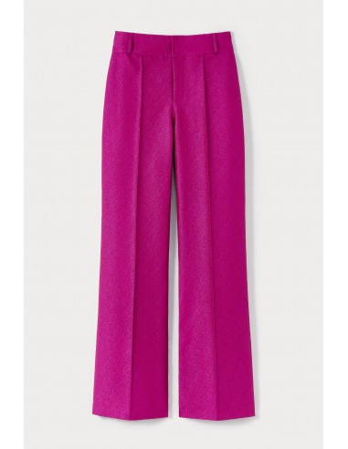 Pantalon évasé en crêpe FUCHSIA pour bénéficier 