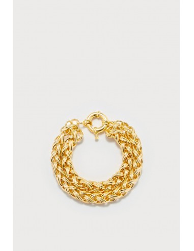 ELIZABETH DOUBLE CHAIN BRACELET GOLD Fin de série