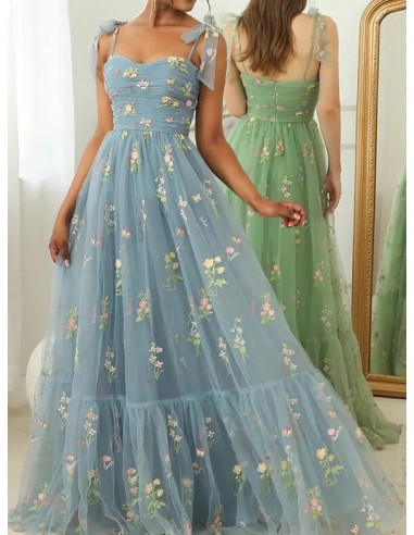 Aurora - Robe de Bal en Tulle Brodée Haut de Gamme destockage