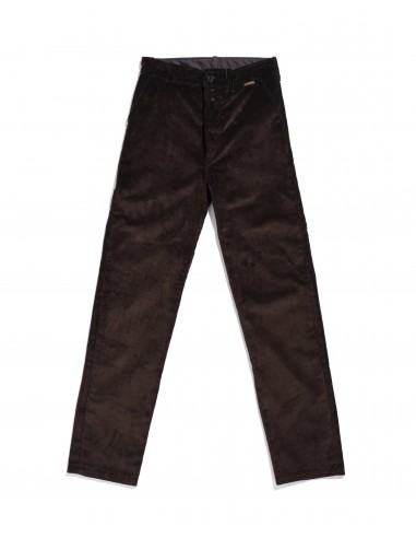 Pantalon velours droit - marron - La Laboureur français