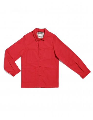 Veste de travail 100% coton - rouge - Le Laboureur Livraison rapide