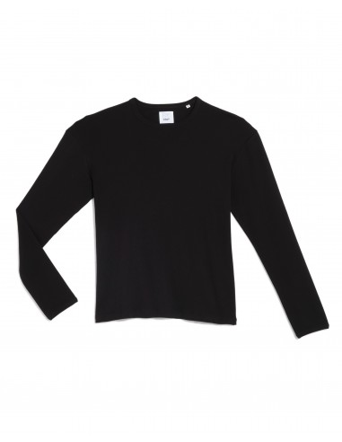 Pull manches longues 100% mérinos - noir - La Blouse de Lyon livraison gratuite