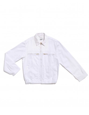 Blouson de travail 100% coton - blanc - La Blouse de Lyon Comment ça marche