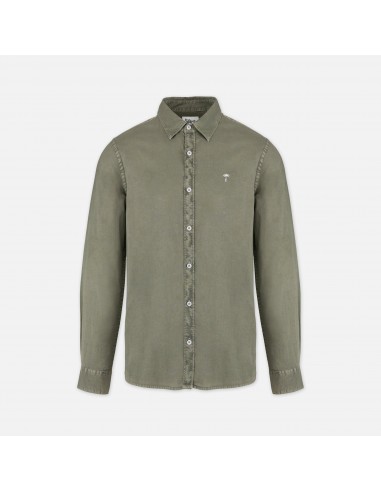 Men Washed Khaki Palmito Shirt acheter