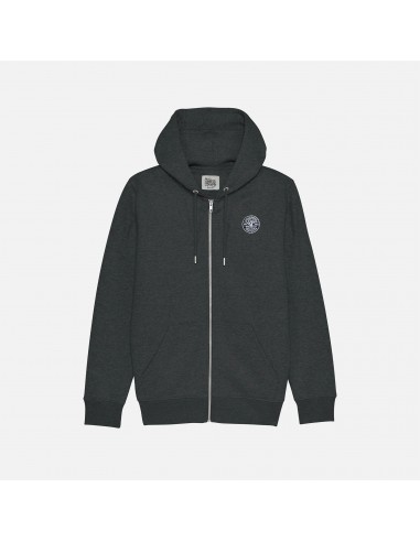 Zipped Hoodie Dark Gray Faites des économies