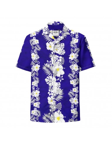 Chemise imprimé homme - Hawaïan Blue Shirt sur le site 