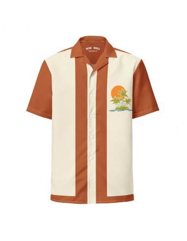 Chemise imprimé homme - Sunset la colonne vertébrale