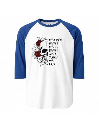 Tshirt Manches Raglan 3/4 femme - Heaven sent hell la chaussure