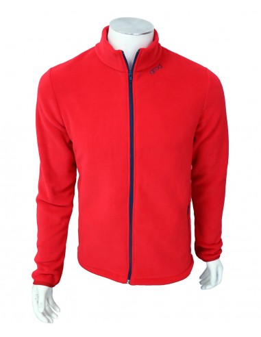 polaire homme manches longues ZONER rouge Voir les baskets