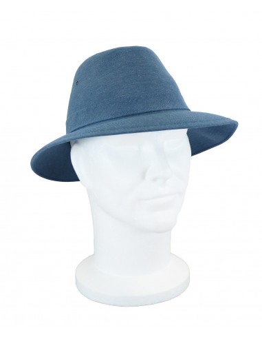 CHAPEAU CRAMBES MIXTE - AFARI bleu touaregs brillant des détails fins