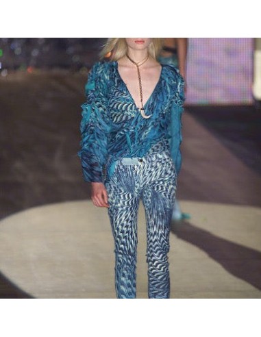 Roberto Cavalli S/S 2001 runway illusion pants pas cher