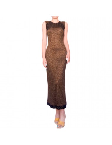 Christian LaCroix 1990's maxi copper dress Economisez 