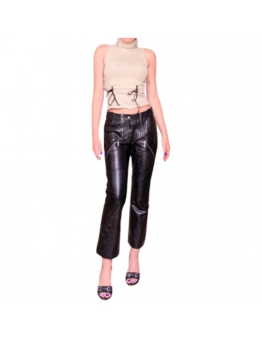 Christian Dior ( by John Galliano ) S/S 2004 hardcore leather pants prix