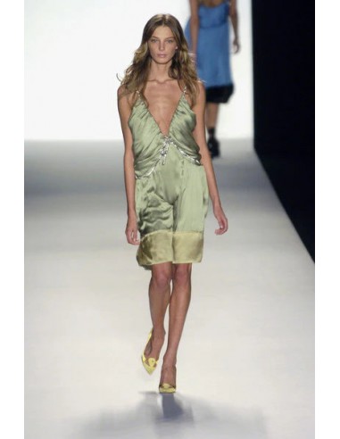 Chloe ( by Phoebe Philo ) S/S 2005 runway green dress Economisez 