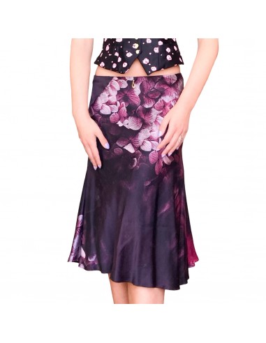 Roberto Cavalli F/W 2000 floral print silk skirt en stock